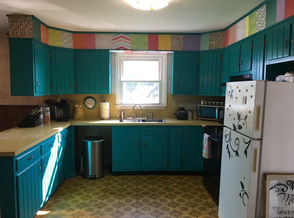 Colorful Kitchen Makeover - Emily Seilhamer Art