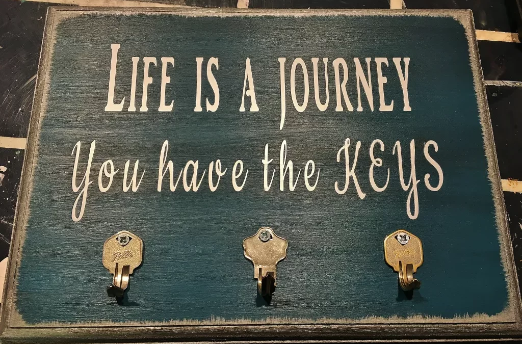 A “Key” Hanger-Repurposed House Keys