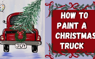 Beginner Christmas Truck Painting with Traceables