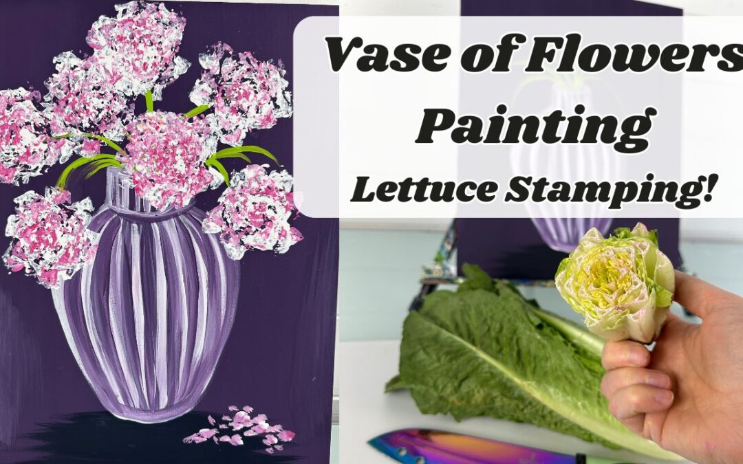 Beginner Vase of Flowers Painting