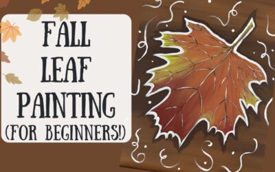 Fall Leaf Painting Tutorial (with traceables)